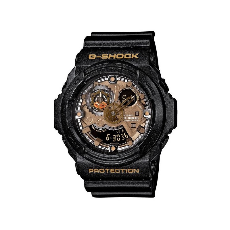 RELOJ CASIO GA-300A-1DR BLACK & GOLD RELOJ CASIO GA-300A-1DR BLACK & GOLD