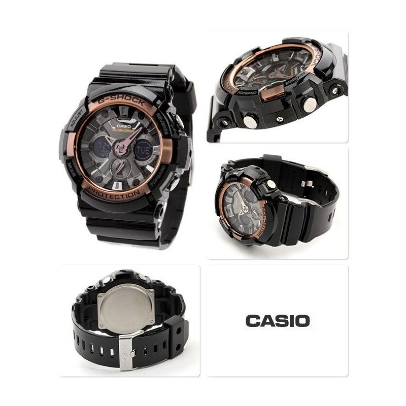 GA-200RG-1ADR BLACK & GOLD GA-200RG-1ADR BLACK & GOLD
