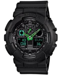 GA-100C-1A3DR BLACK & GREEN by NipponArgentina Tienda Oficial CASIO de UNITIME