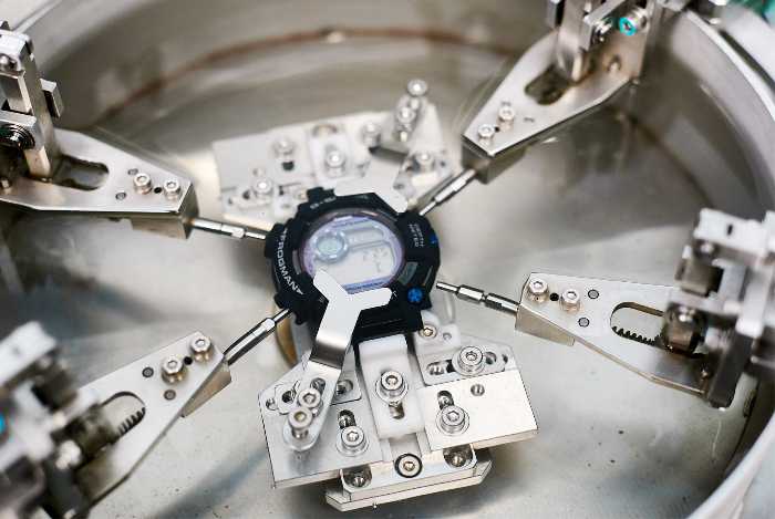 Prueba de sobrecarga en relojes CASIO G-SHOCK