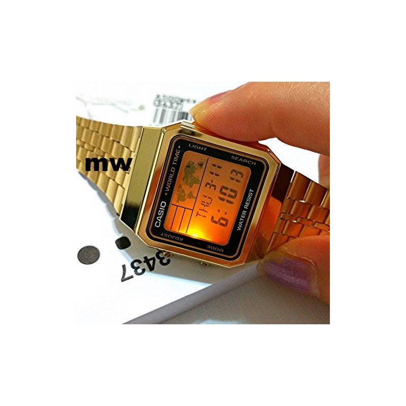 Reloj UNISEX A500WGA-1 VINTAGE MAP en la Tienda On-Line CASIO Reloj UNISEX A500WGA-1 VINTAGE MAP en la Tienda On-Line CASIO