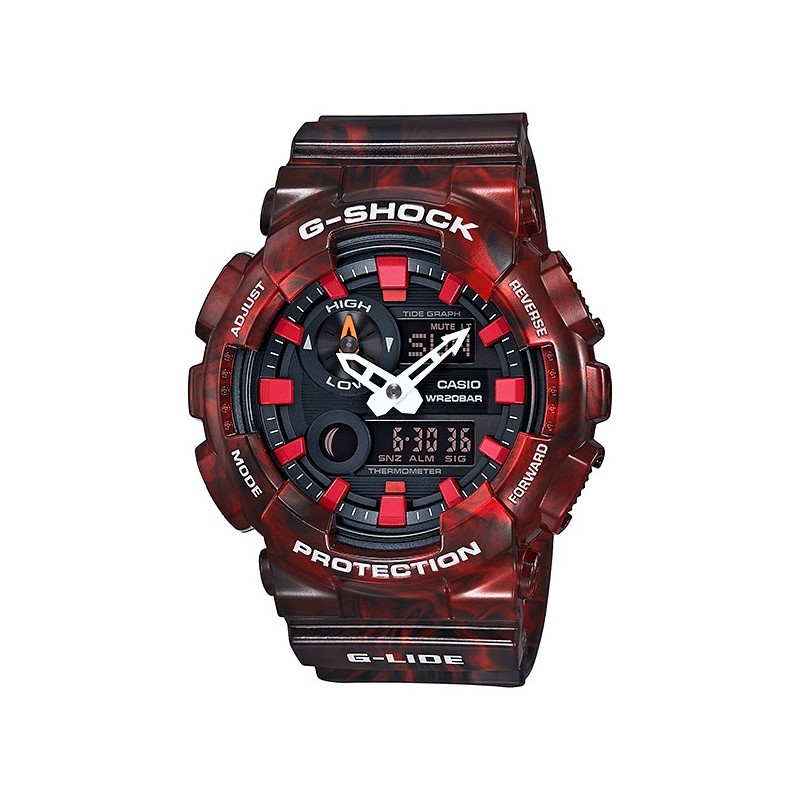 Reloj GAX-100100MB-4 RED SURFER en la Tienda On-Line CASIO Reloj GAX-100100MB-4 RED SURFER en la Tienda On-Line CASIO