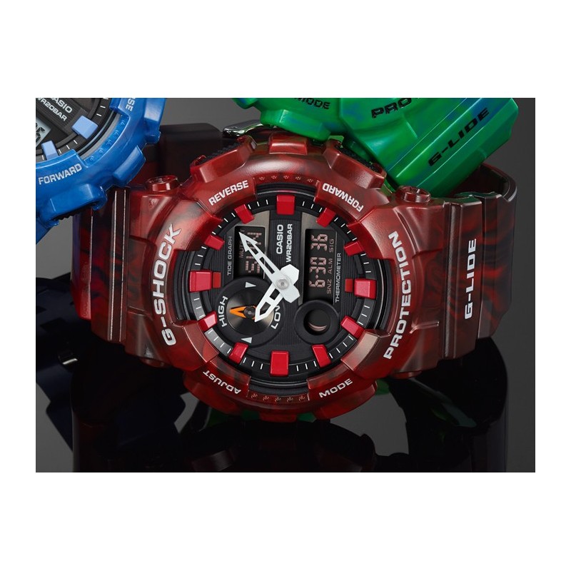 Reloj GAX-100100MB-4 RED SURFER en la Tienda On-Line CASIO Reloj GAX-100100MB-4 RED SURFER en la Tienda On-Line CASIO