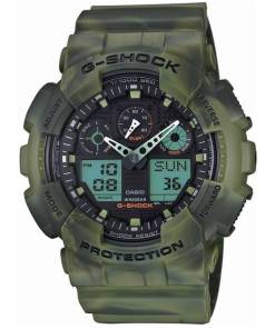 Reloj GA-100MM-3 GREEN SAFARI en la Tienda On-Line CASIO