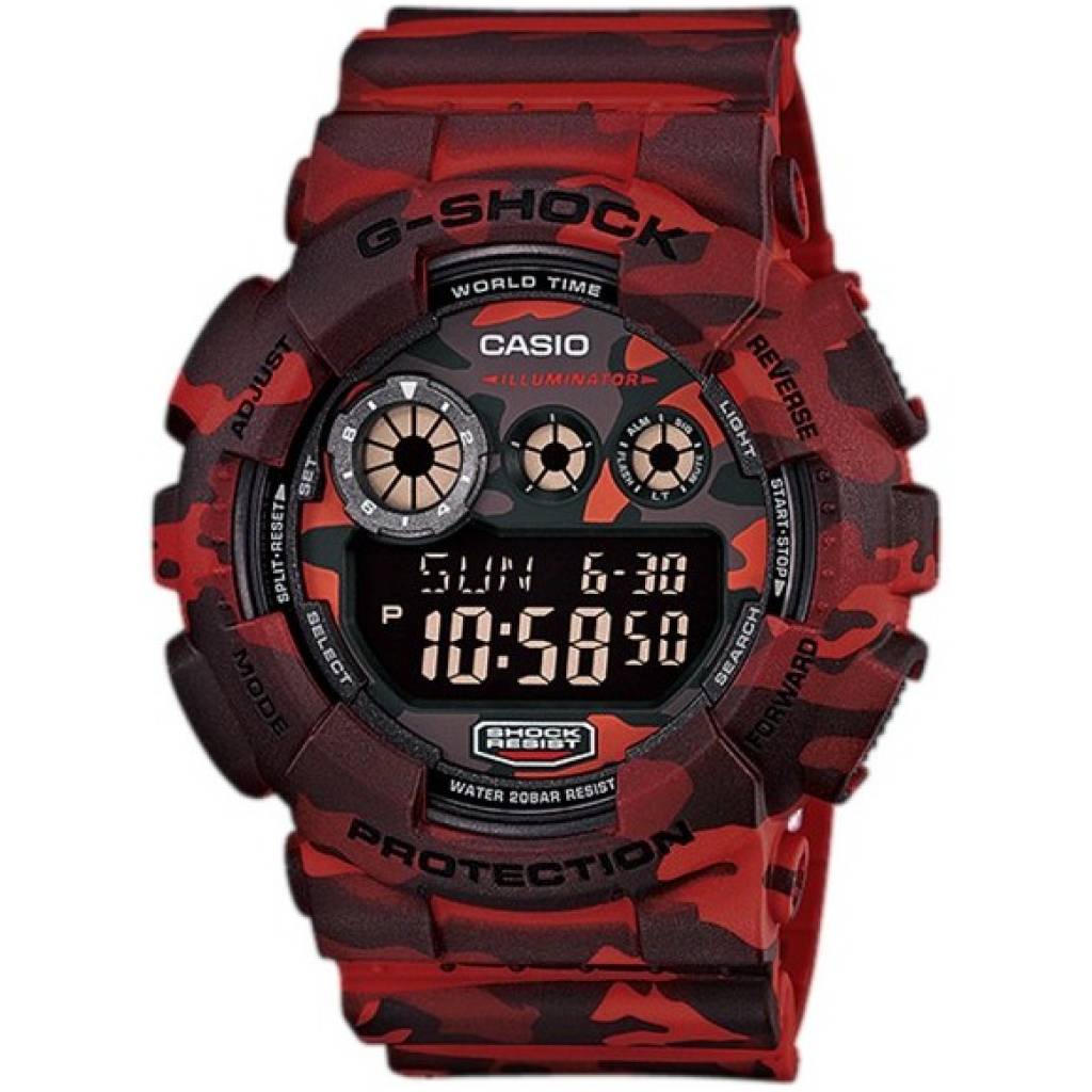 G-SHOCK GD-120CM-4DR RED DESERT TRAINER en la Tienda Online de CASIO