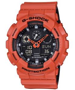 Reloj CASIO G-SHOCK GA-100L-4 FIRE SUNSETen la Tienda On-Line CASIO
