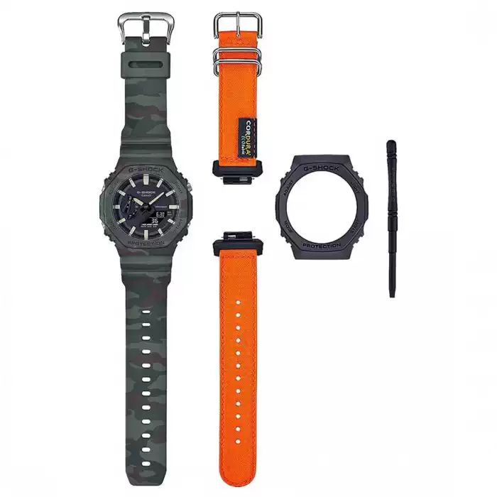 GAE-2100WE-3A-G-SHOCK-dos-correas-dos-cajas Reloj Casio G-Shock Edición Limitada en Tienda Oficial Nippon Argentina By Unitime