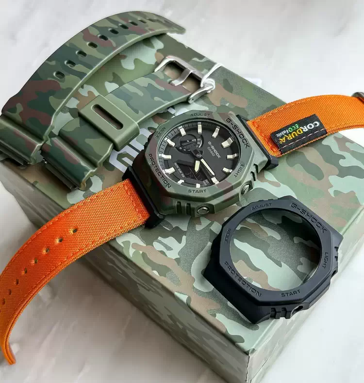 GAE-2100WE-3A-G-SHOCK-dos-correas Reloj Casio G-Shock Edición Limitada en Tienda Oficial Nippon Argentina By Unitime