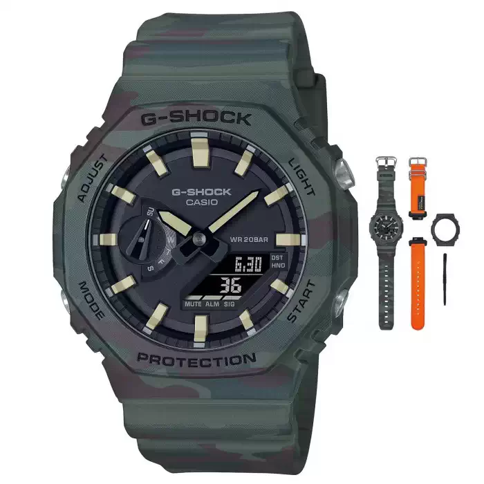 GAE-2100WE-3A-G-SHOCK-dual-look Reloj Casio G-Shock Edición Limitada en Tienda Oficial Nippon Argentina By Unitime