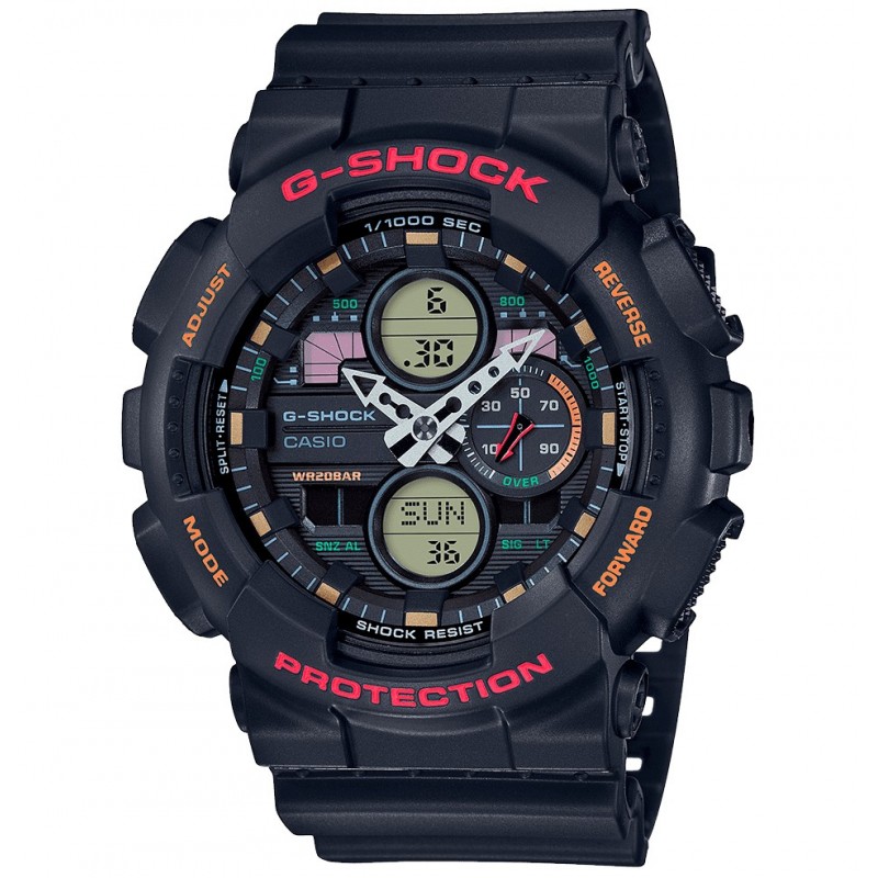 RELOJ CASIO GA-140-1A4DR COLORS RELOJ CASIO GA-140-1A4DR COLORS