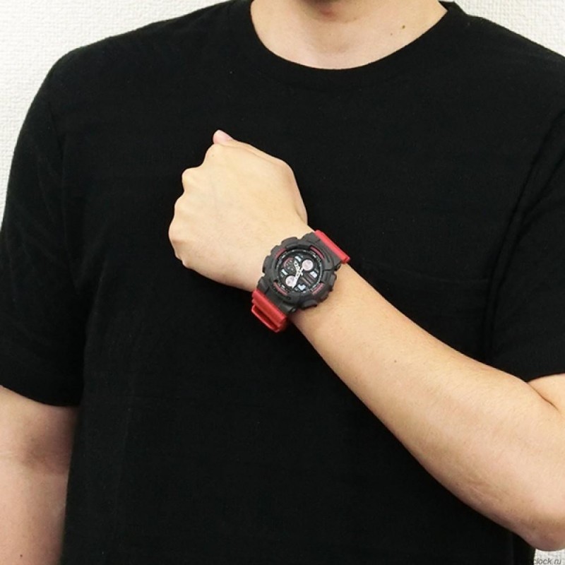 RELOJ CASIO GA-140-4ADR RED LABEL RELOJ CASIO GA-140-4ADR RED LABEL