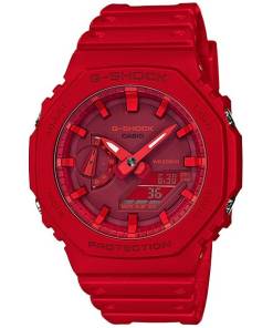 RELOJ CASIO GA-2100-4ADR G-SHOCK FULL RED