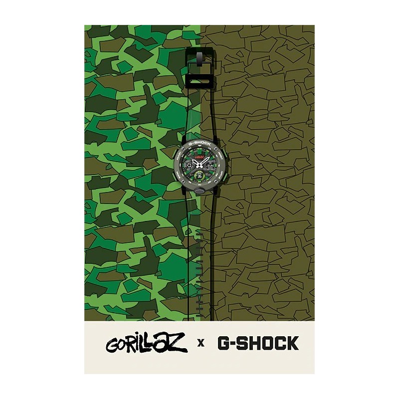 RELOJ CASIO GA-2000GZ-3ADR G-SHOCK GORILLAZ RELOJ CASIO GA-2000GZ-3ADR G-SHOCK GORILLAZ