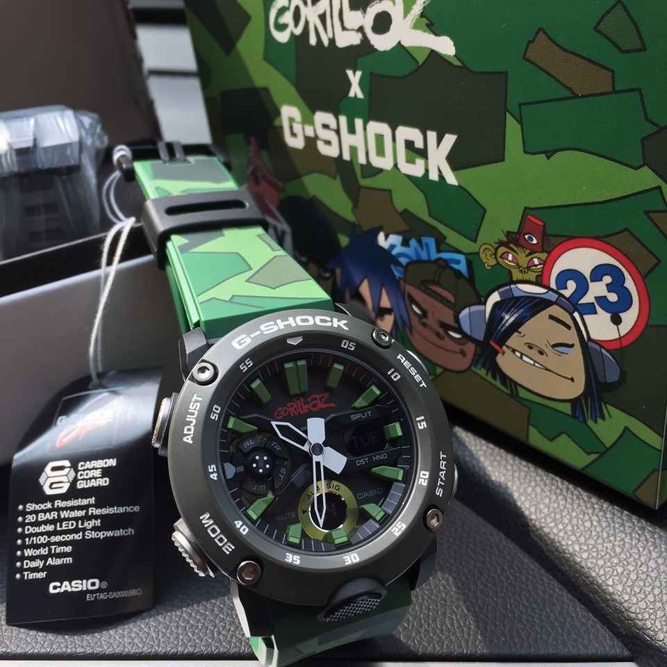 RELOJ CASIO GA-2000GZ-3ADR G-SHOCK GORILLAZ