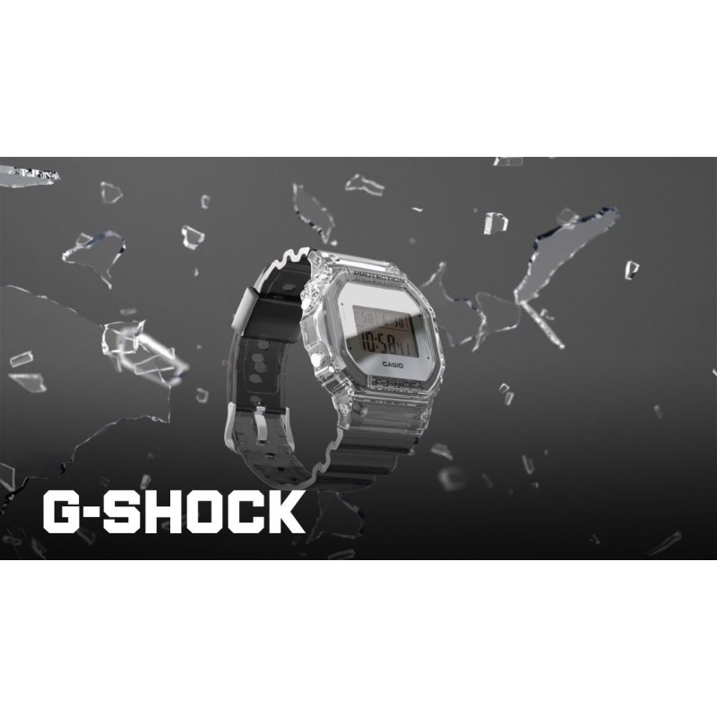 RELOJ CASIO DW-5600SK-1D RETRO TRANSPARENT RELOJ CASIO DW-5600SK-1D RETRO TRANSPARENT