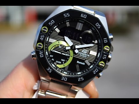 RELOJ CASIO EDIFICE ECB-10DB-1A BLUETOOTH IOS/ANDROID