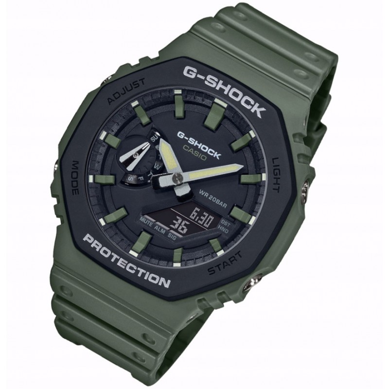 RELOJ CASIO G-SHOCK GA-2100SU-3A GREEN MILITARY RELOJ CASIO G-SHOCK GA-2100SU-3A GREEN MILITARY
