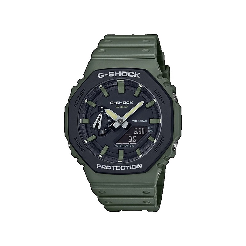 RELOJ CASIO G-SHOCK GA-2100SU-3A GREEN MILITARY RELOJ CASIO G-SHOCK GA-2100SU-3A GREEN MILITARY