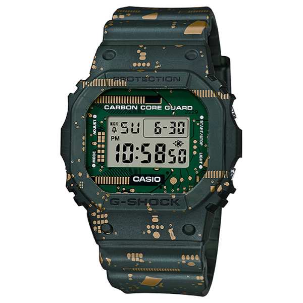 CASIO-CAMUFLADO-DWE-5600CC-3JR G-SHOCK EDICION LIMITADA con tras correas y dos cajs