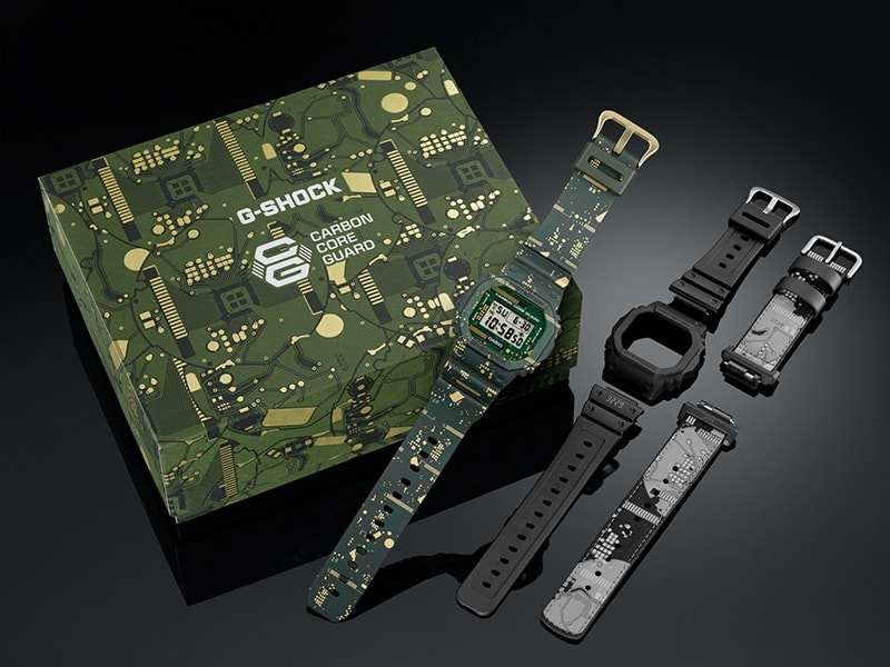 CASIO-EDICION-LIMITADA_G-SHOCK-DWE-5600CC-3DR G-SHOCK con correas intercambiables en la Tienda Online de UNITIME ARGENTINA