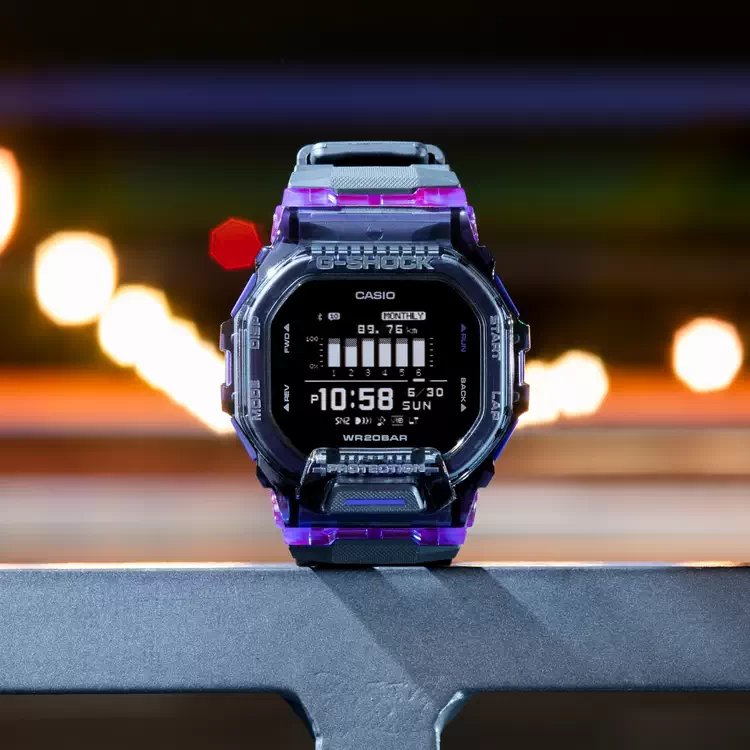 G-SHOCK para fitness. ejercicios y gym GBD-200SM-1A6 G-SHOCK para entrenamiento, carreras con medicion de calorías quemadas, tiempo recorrido, velocidad, ritmo con sincronización a celular por bluetooth en Nippon ARGENTINA
