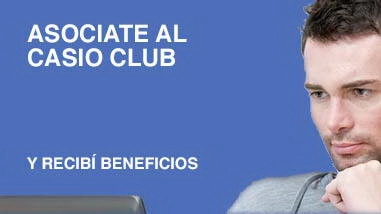 Asociate al CASIO Club y disfrutá todos los beneficios