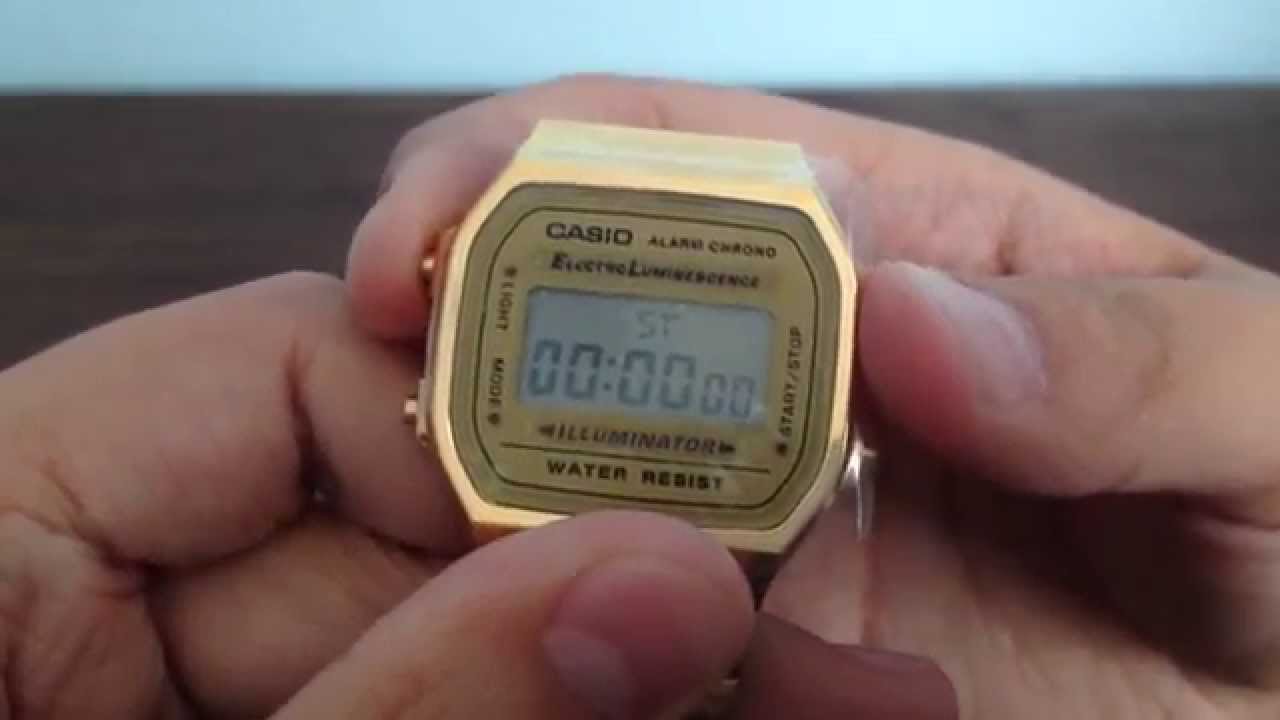 Casio Gold Watch A168WG-9 Precio de relojes Retro en la Tienda Online de Nippon Argentina